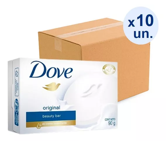 Jabón En Barra Dove Original 90 Gramos - Pack 10 Unidades