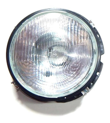 Faro Vw Vocho Sedan De Cristal Carcaza Metal Juego 2 Piezas