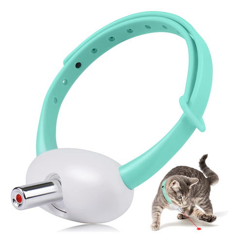 Collar Láser Recargable Para Gatos Con Luz Led, Juguetes Par