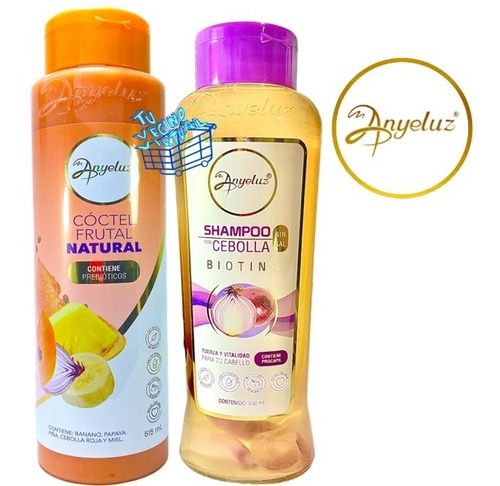 Shampoo De Cebolla + Coctel Fru - mL a $98