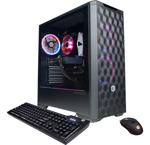  Pc Cyberpower Amd Ryzen 3 8gb Gtx1650 4gb W 11h Ssd 500