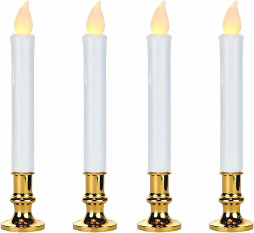 Lily S Home Velas Led Conicas Sin A Con Temporizador Sin Olo