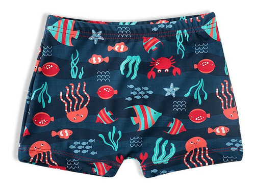 Sunga Short Praia Infantil Peixinho Tip Top Proteção Uv50+