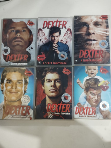 Box Dvd Dexter Temporadas 2,3,4,5,6 E 8 (Usado)