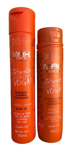 Kit Shampoo Condicionador Cacheados Max Care Curly Voga