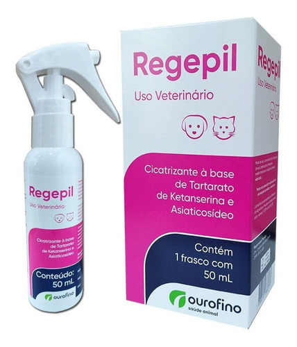 Ourofino Regepil 50ml Rápida Cicatrización Heridas Difíciles