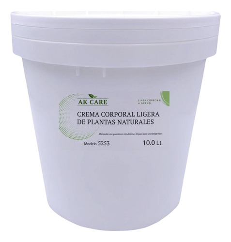 Crema Corporal Ligera 100% Natural Con Lavanda A Granel 10l