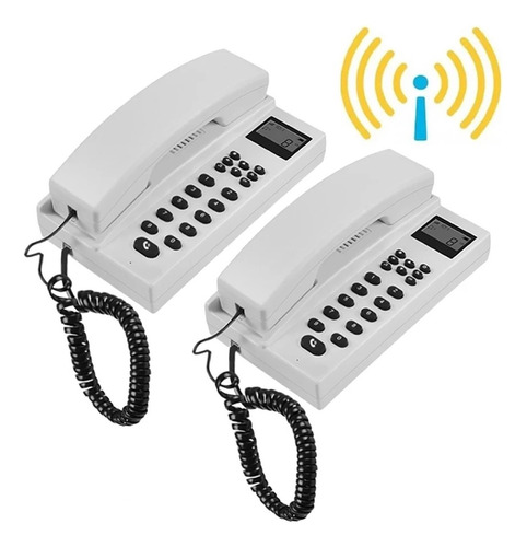 2pcs Intercomunicador De Audio Inalámbrico Para Teléfono