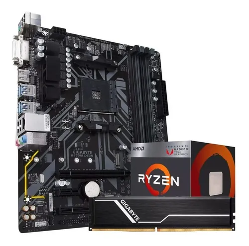 Kit De Actualizacion Gigabyte B450 Ds3h Ryzen 3 3200g Am4