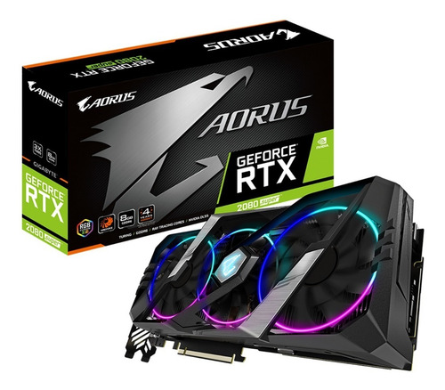 Tarjeta De Video Gigabyte Aorus Rtx 2080 Super 8gb Ddr6