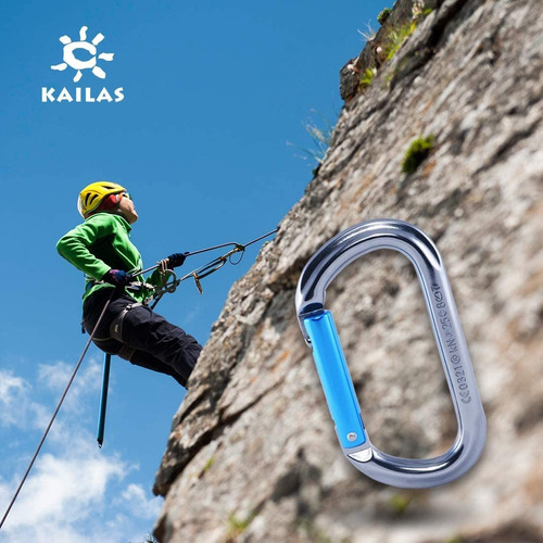 Escalada Kailas Oval Mosquetón Recto Puerta Certificado Ce 2