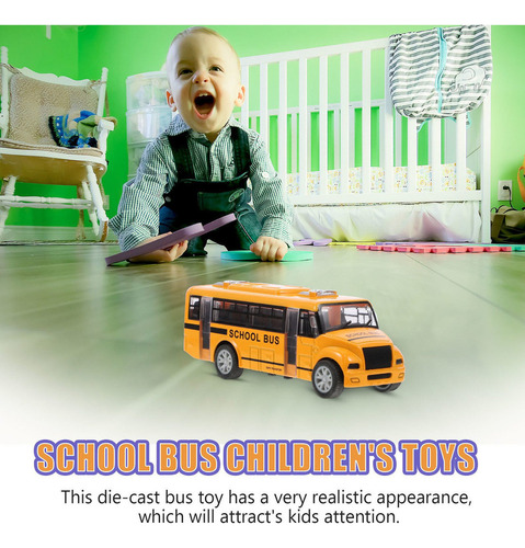 Autobús Escolar Modelo Back Car Juguetes De Autobús Escolar