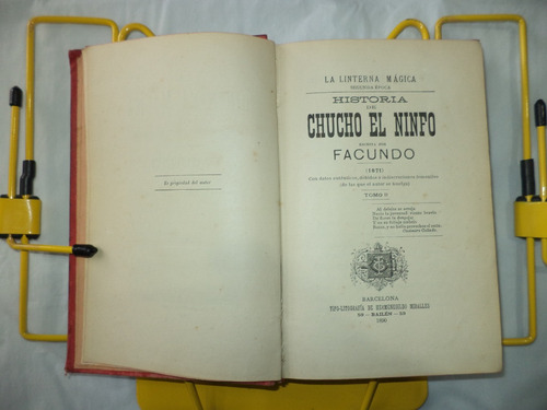 La Linterna Mágica T. Vi. Facundo (josé T. De Cuellar). 1890 (Usado)
