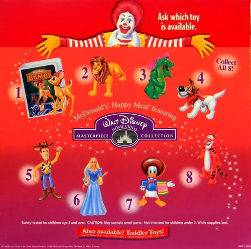Muñeco Woody Toy Story Disney Colección Mcdonalds 1997 (Usado)