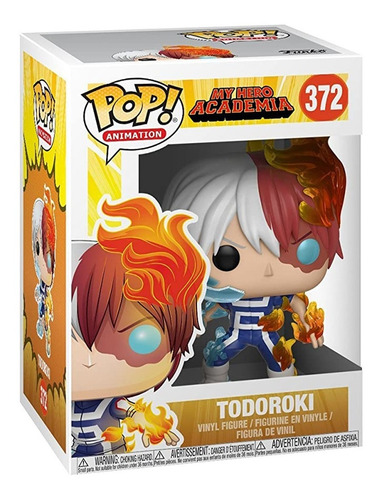 Imagem 2 de 3 de Boneco Funko Pop My Hero Academia Shoto Todoroki 372