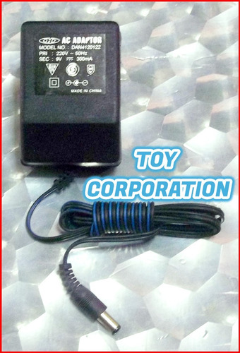 Transformador Adaptador Family Game Sega Fuente 9v 300ma Neg