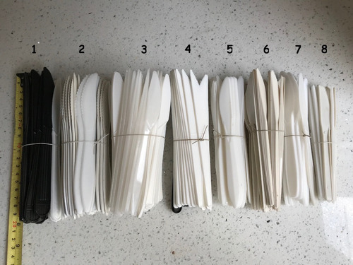Cubiertos Plásticos Lote (cuchillos Y Tenedores)