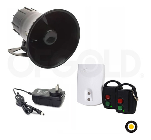 Alarma Vecinal Exterior + Receptor+2 Control Remoto 150 Mts