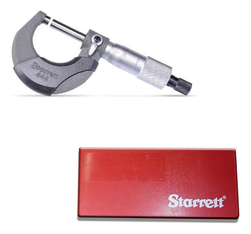 Micrometro Starrett Mecanico 0,25mm 444.1mxrl-25