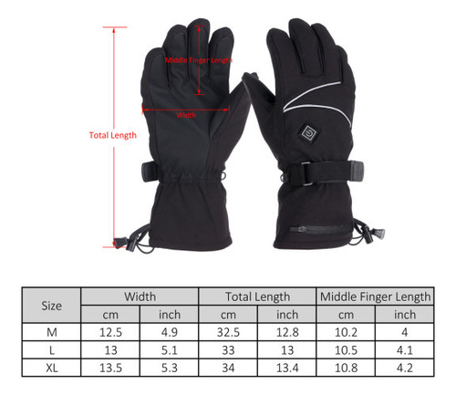 Manoplas Térmicas Calefactadas Para Guantes Eléctricos De Es