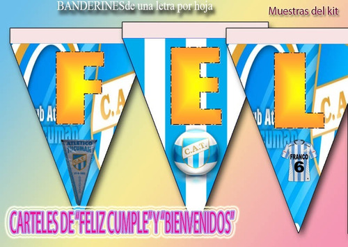 Kit Imprimible Candy Bar Atletico De Tucuman Futbol