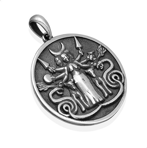 Pingente Deusa Hecate Labirinto Prata 925 Fp - 31063301