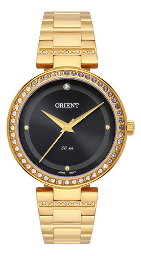 Relógio Orient Feminino Eternal Fgss0205 P1kx Dourado Preto