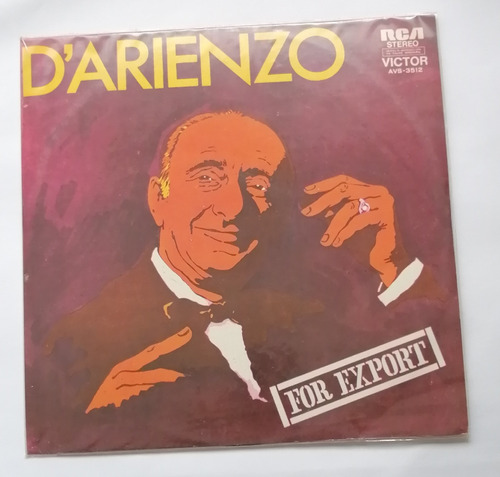 Juan D' Arienzo - For Export ( L P Ed. Uruguay)