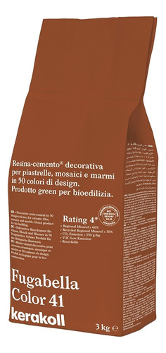 Pastina Fugabella Kerakoll Color 41 Presentación 3 Kg