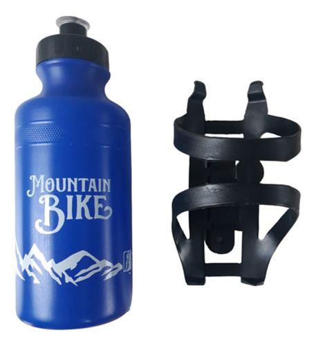 Garrafa Caramanhola 500ml Squeeze Bike 20 26 Adulto Criança Cor Azul