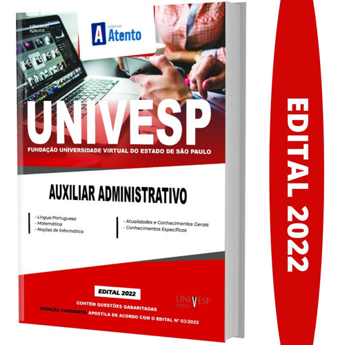 Apostila Concurso Univesp 2022 - Auxiliar Administrativo 
