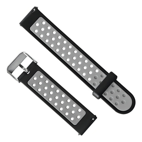 Pulseira Light Compatível Zeblaze Vibe 7 Lite E Vibe 7 Pro Cor Preta/Cinza