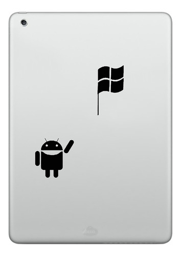 Calcomanía Sticker Vinil Para Laptop Atari Win