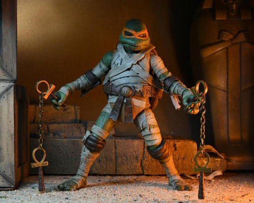 Tmnt X Universal Monsters Miguel Angel La Momia Neca