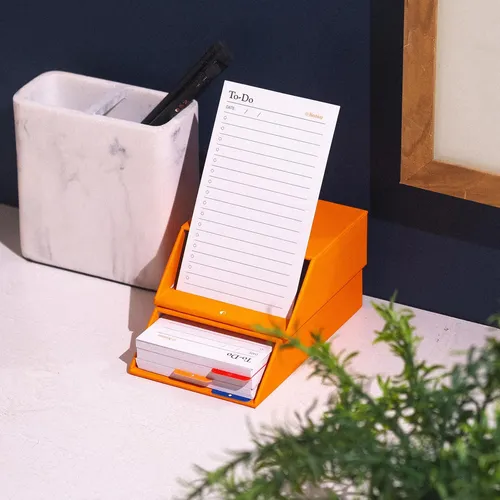 Notsu Center Rise To Do List Card Box Conjunto | 50 Targenta
