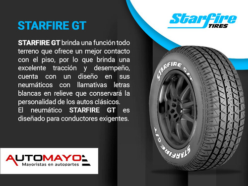 Pack 4 Llantas Starfire Gt Starfire P295/50r15 105s Sl