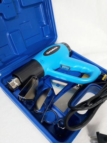 Imagen 2 de 4 de Pistola Calor Gamma G1935kar Kit Accesorios 2000w Cuotas