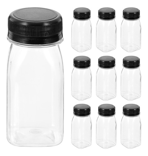 Botellas De Jugo De Plástico Transparentes Creativas De 20 P