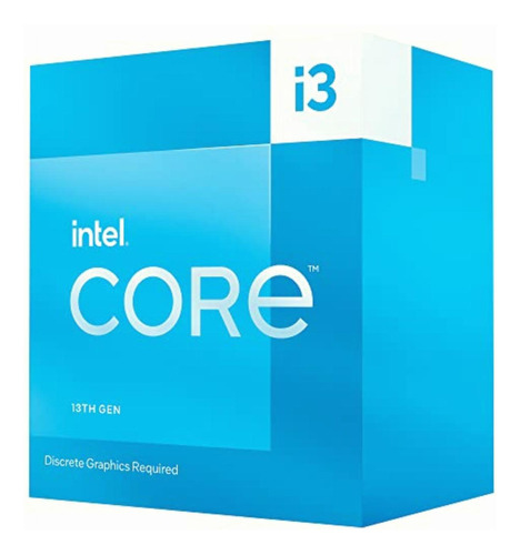 Intel Caché I3-13100f De 12 M, Hasta 4,50 Ghz En Caja