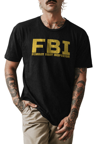 Polo Personalizado Femboy Body Inspector Fbi
