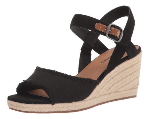 Sandalias Mindra De Lucky Brand, De Cuna, Para Mujer, Negro,