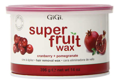 Gigi Super Fruit Wax, Cranberry Plus Pomegranate, 14 Ounce