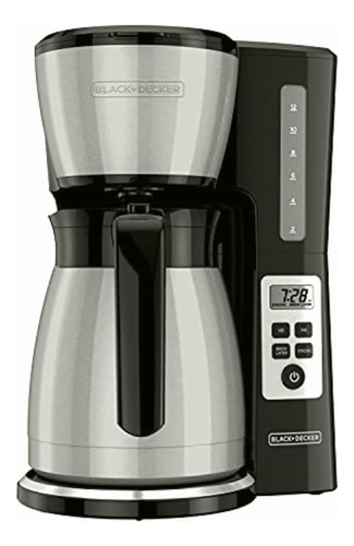 Cafetera Black + Decker Térmica Digital Programable Con