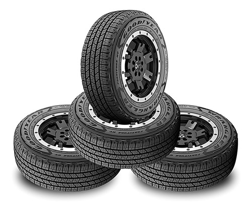 Pack 4 Llantas Wrangler Fortitude Ht Goodyear 235/60r18 103v