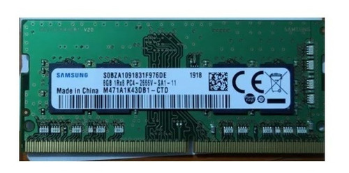 Memoria Ram 8gb, Ddr4, Marca Samsung, Notebook