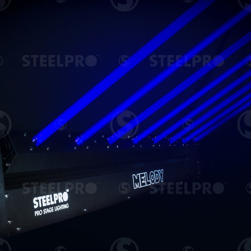 Imagen 1 de 5 de Barra Laser Luces Dj Azul 8 X 500mw - Melody By Steelpro