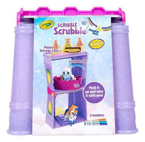 Crayola Scribble Scrubbie Peculiar Pets, Palace Playset Con