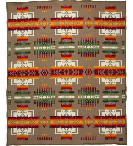 Manta Pendleton Chief Joseph Robe, Color Canela, Tamaño Dobl