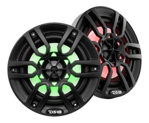 Parlantes Coaxial Marino Ds18 Hydro Nxl - 6bk Led Rgb 