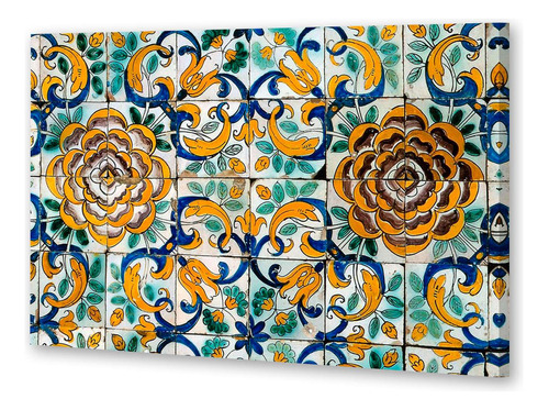 Cuadro 50x75cm Azulejos Colores Decoracion Moderna Arte